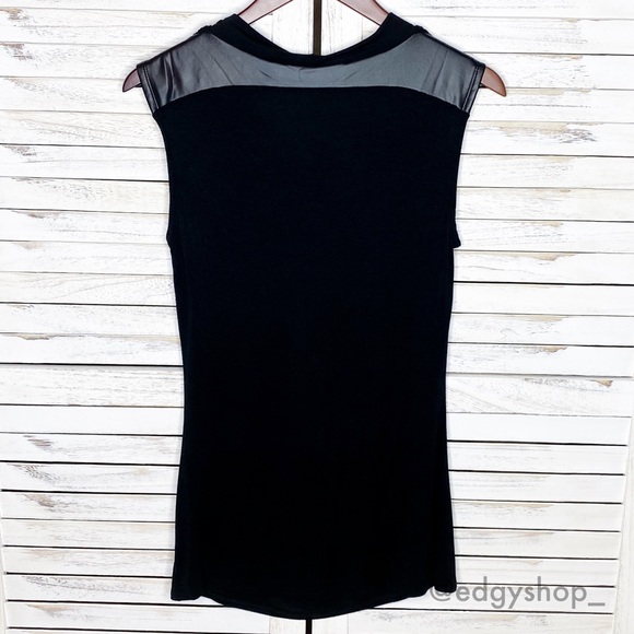 Zac & Rachel | Sleeveless Cowl Neck Draped Top - Picture 3 of 5